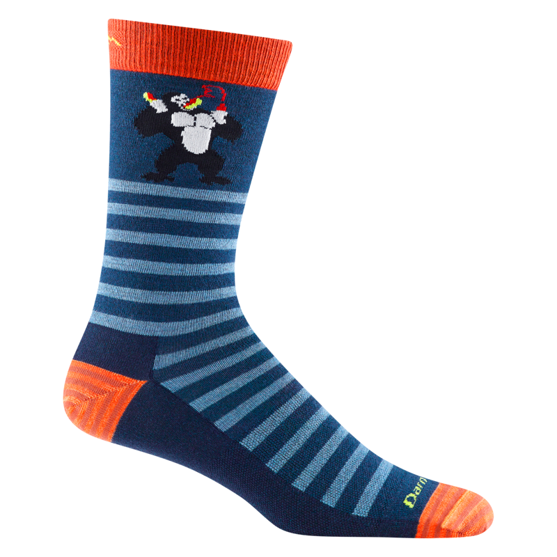 Darn Tough Animal Haus Lightweight Crew Socks in Deep Water