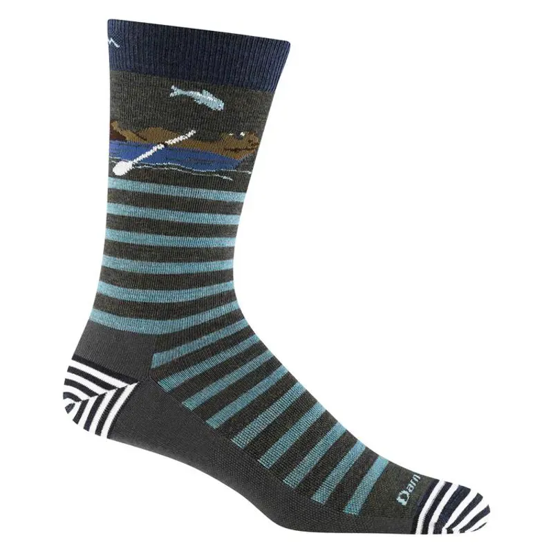 Darn Tough Animal Haus Lightweight Crew Socks in Forest