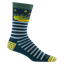 Darn Tough Animal Haus LW Crew Socks in Dark Teal
