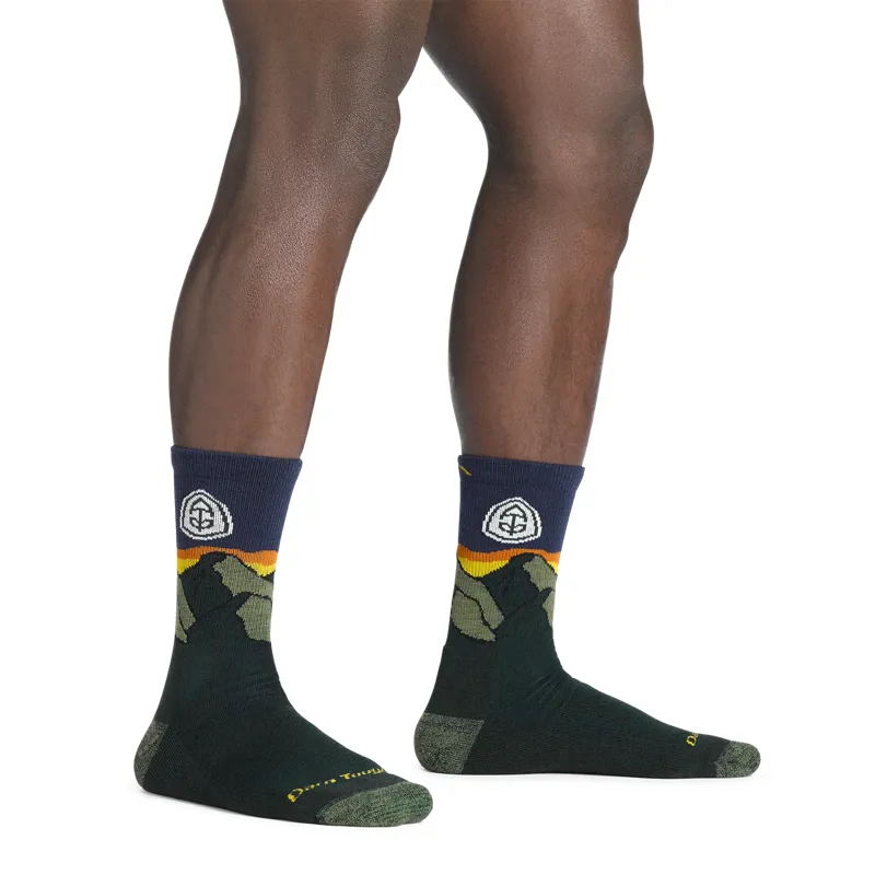 Darn Tough ATC Micro Crew Midweight Cushion Hiking Socks in Pine-1