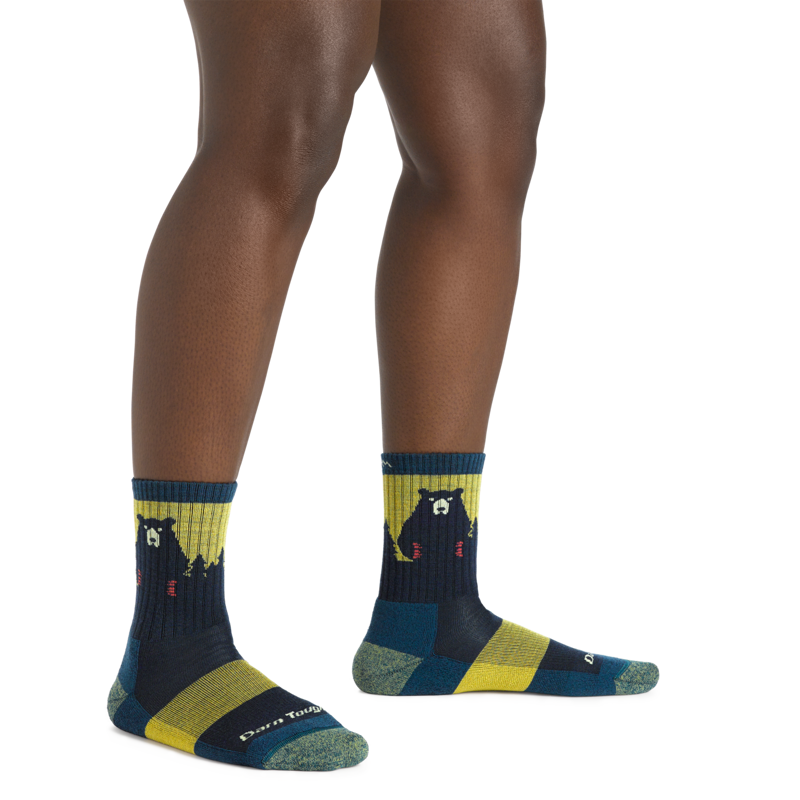 Darn Tough Women's Bear Town Lightweight Hiking Socks in Dark Teal-1