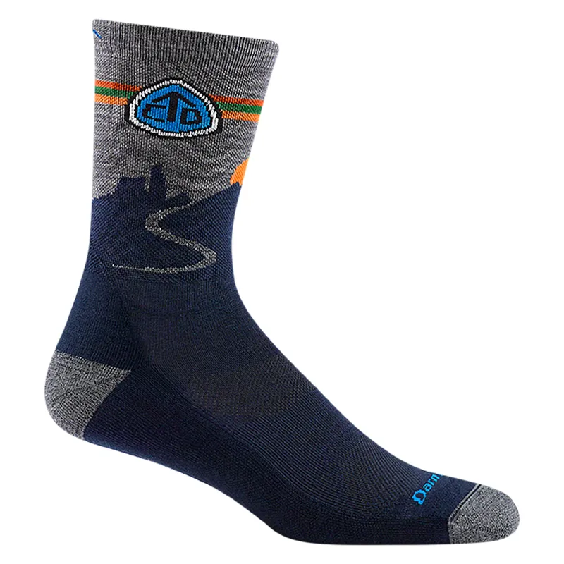 Darn Tough CDT Micro Crew Lightweight Hiking Socks in Eclipse