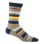 Darn Tough Druid Crew Striped Socks in Rye