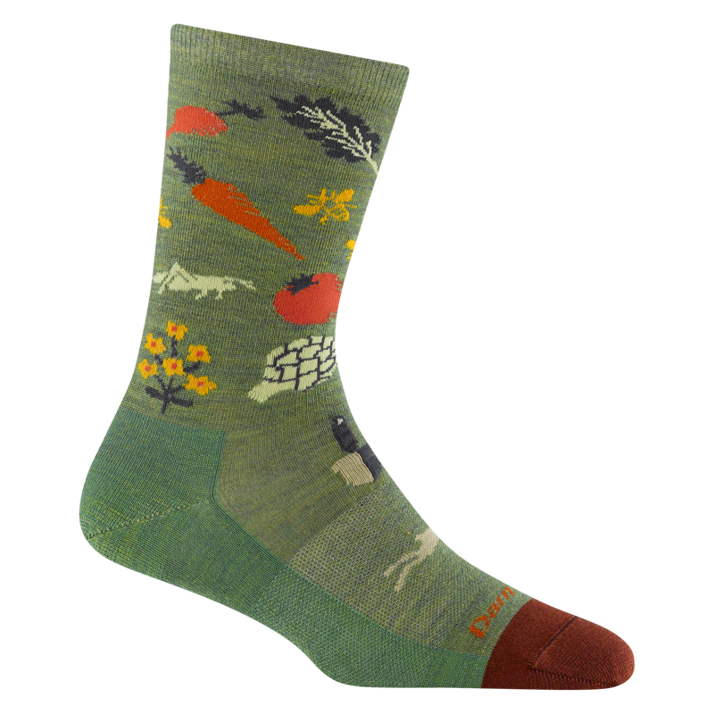 Darn Tough Women's Farmer's Market Crew Lightweight Socks in Willow
