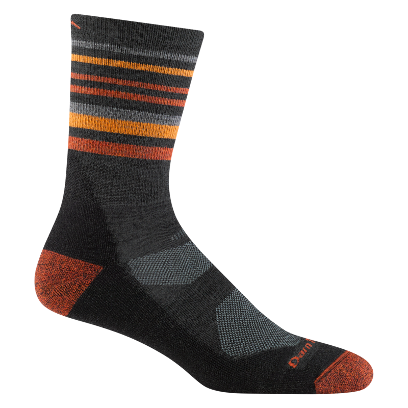 Darn Tough Fastpack Micro Crew Lightweight Hiking Socks in Charcoal