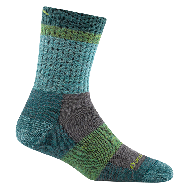 Darn Tough Women's Heady Betty Micro Crew Hiking Sock in Aqua