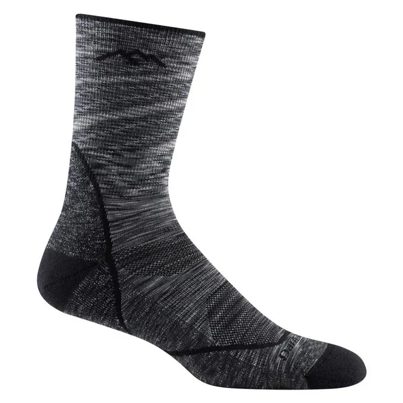 Darn Tough Light Hiker Micro Crew Lightweight Hiking Socks Space Gray