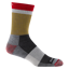 Darn Tough Heady Stripe Micro Crew Lightweight Hiking Socks in Ash