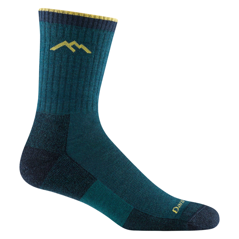 Darn Tough Hiker Micro Crew Midweight Hiking Socks in Dark Teal