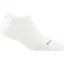 Darn Tough Women's Run No Show Ultra-LW Cushion Socks in White