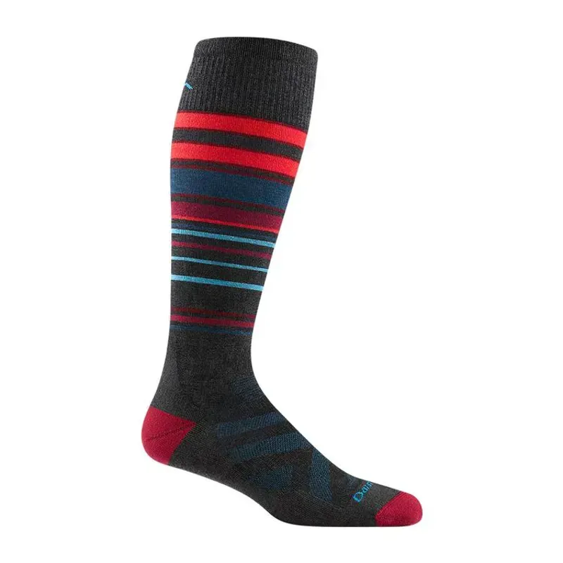 Darn Tough Snowpack Over-the-Calf Midweight Ski Sock in Charcoal