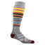 Darn Tough Snowpack Over-the-Calf Midweight Ski Sock in Gray