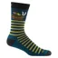 Darn Tough Wild Life Crew Lifestyle Socks in Dark Teal