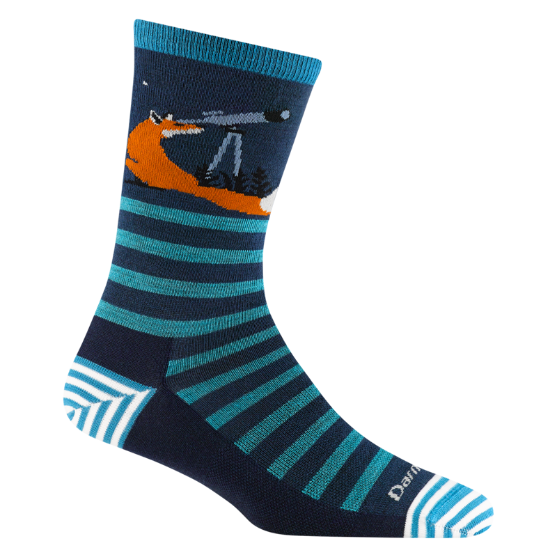 Darn Tough Women's Animal Haus Crew Lightweight Socks in Eclipse