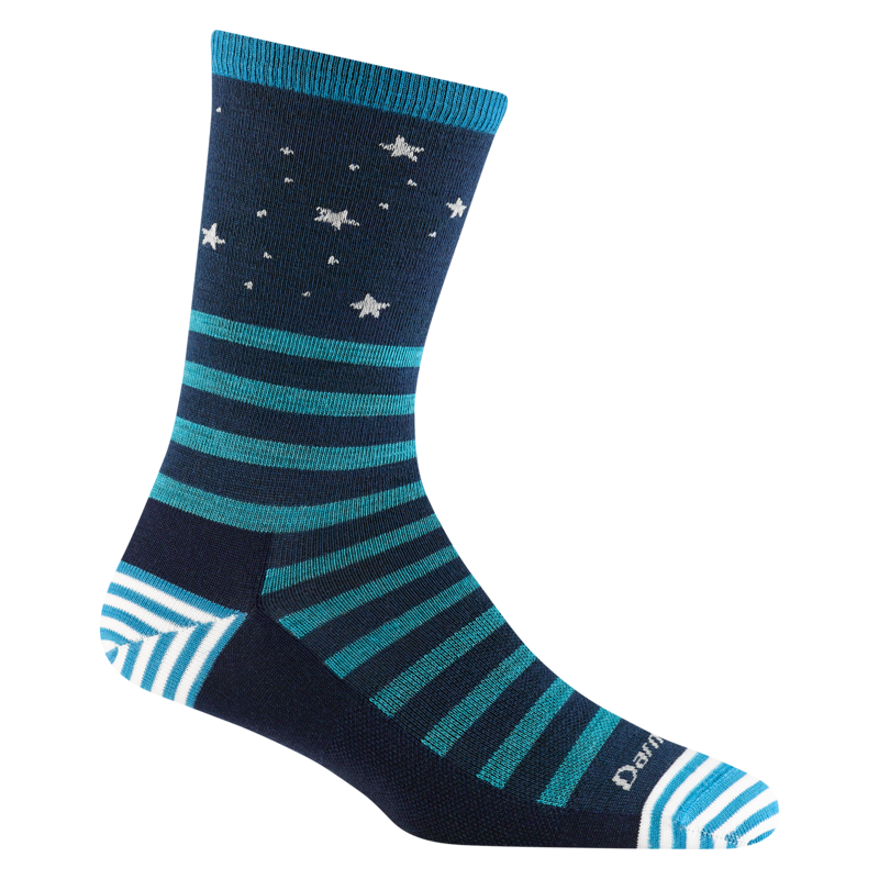 Darn Tough Women's Animal Haus Crew Lightweight Socks in Eclipse-1