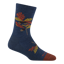 Darn Tough Women's Blossom Crew Light Lifestyle Socks in Oak Denim