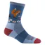 Darn Tough Women's Critter Club Micro Crew Lightweight Hiking Socks in Eclipse