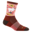 Darn Tough Women's Critter Club Micro Crew Lightweight Hiking Socks in Canyon