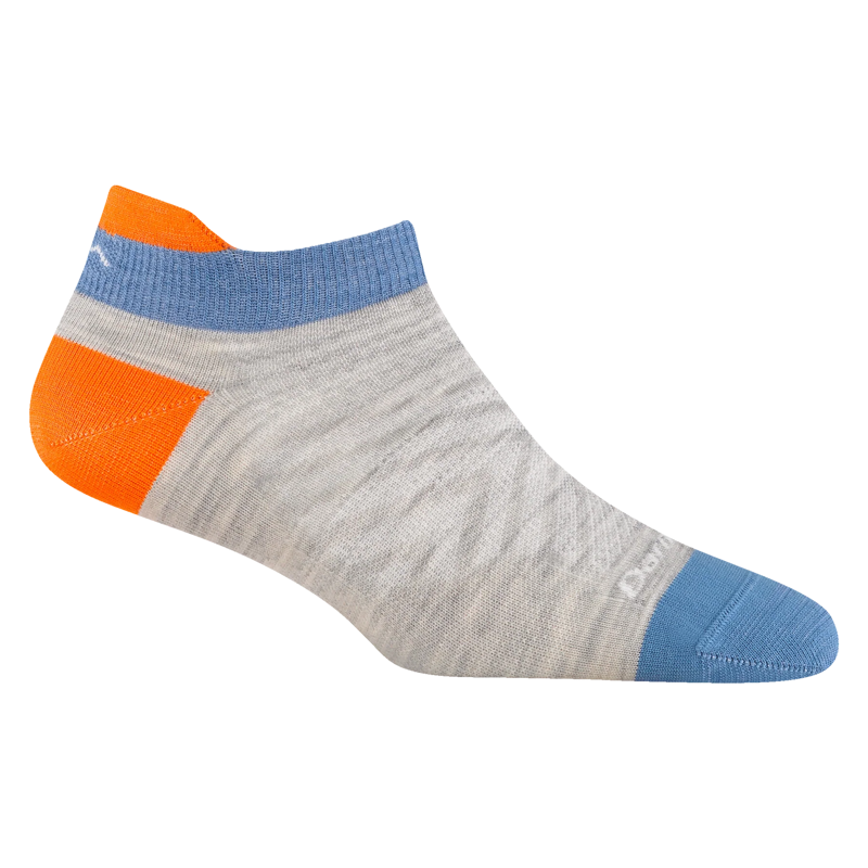 Darn Tough Women's No Show Tab Ultra-Lightweight Socks in Grey
