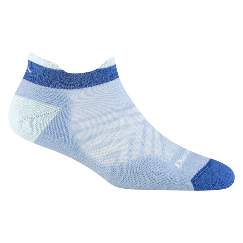 Darn Tough Women's No Show Tab Ultra-Lightweight Socks in Sky Blue