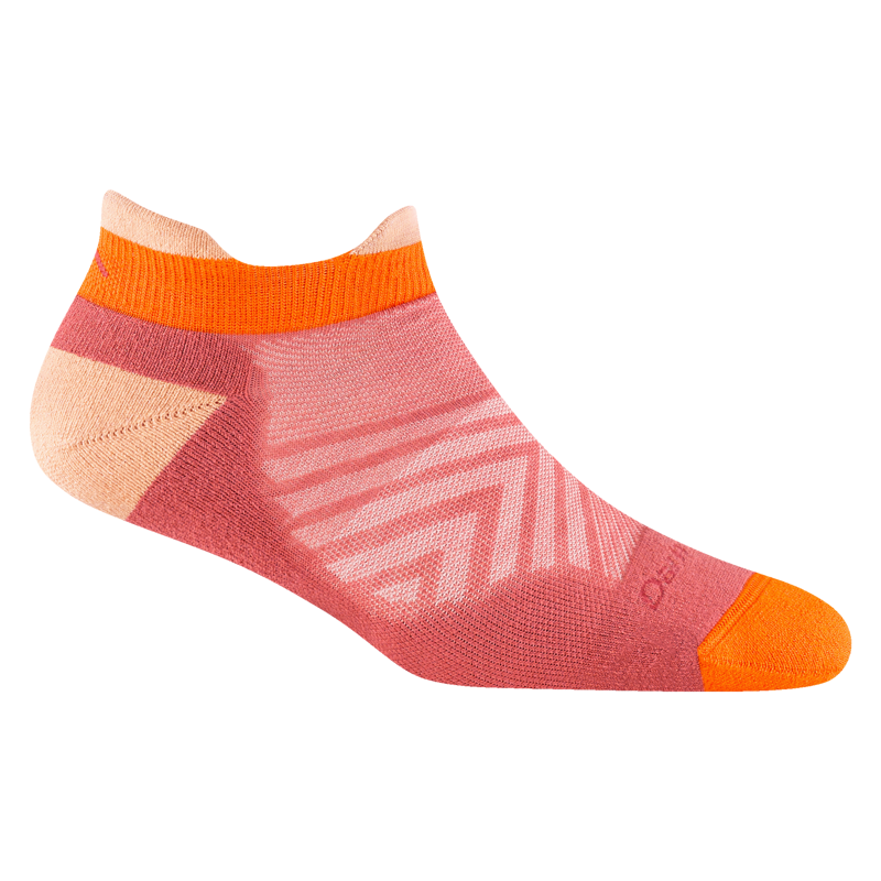 Darn Tough Women's Run No Show Tab Ultra-Light Socks in Canyon