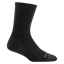 Darn Tough Women's Solid Basic Crew LW Lifestyle Socks in Black