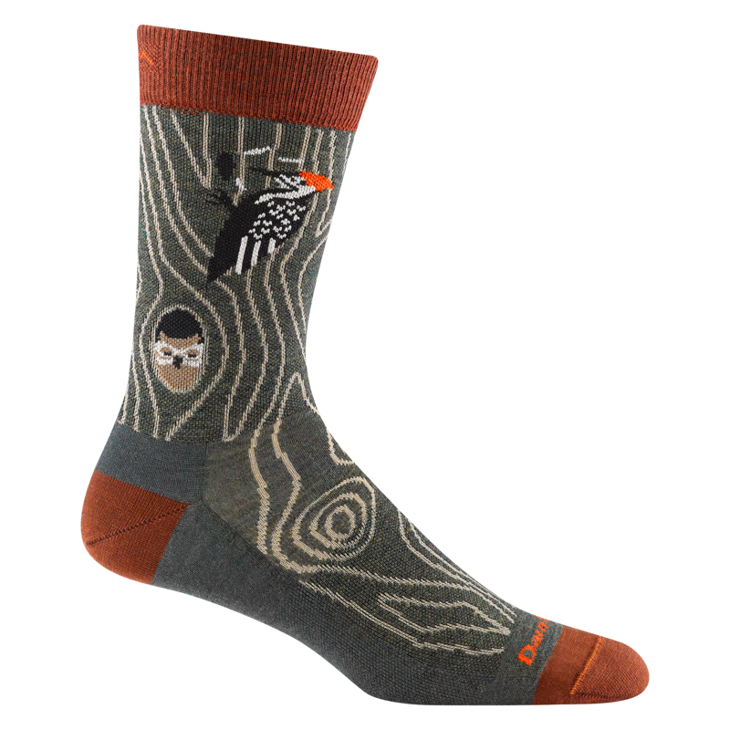 Darn Tough Woody Crew Lightweight Lifestyle Sock in Forest