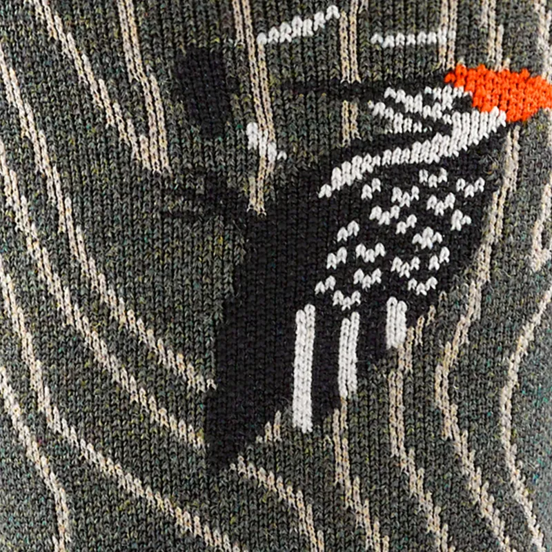 Darn Tough Woody Crew Lightweight Lifestyle Sock in Forest-2