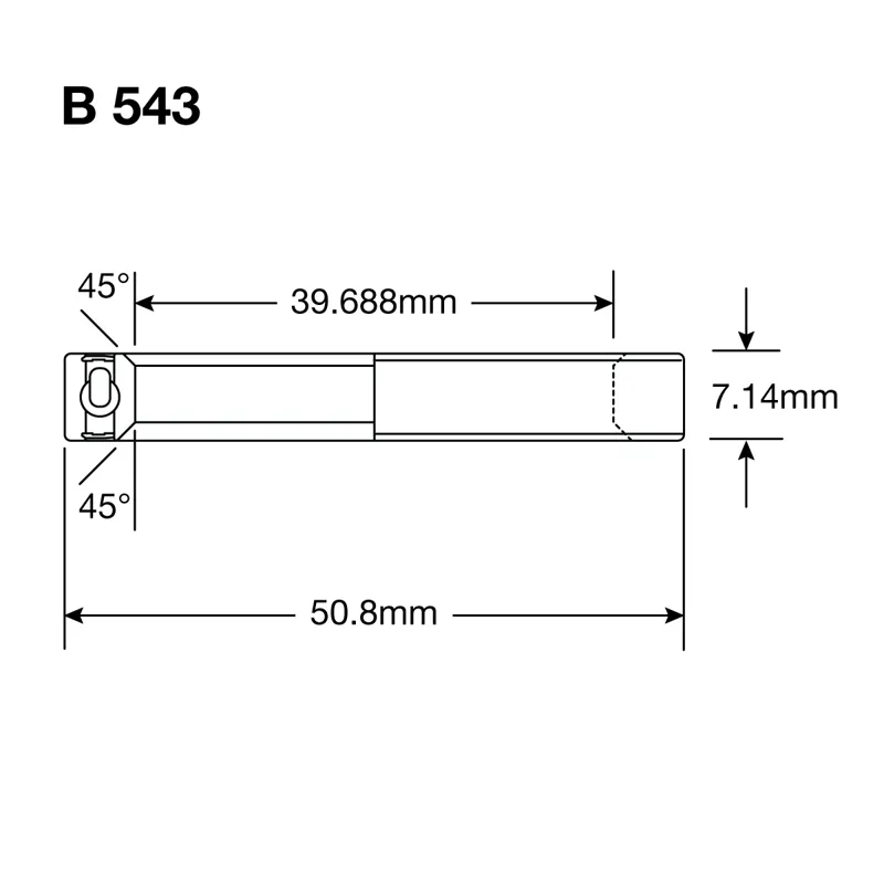 Enduro B 543 LLB SS 1.5 440C Stainless Headset Bearing-2
