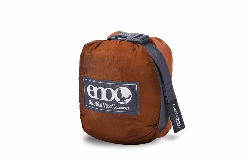 Eno DoubleNest Hammock in Canyon and Coral-1