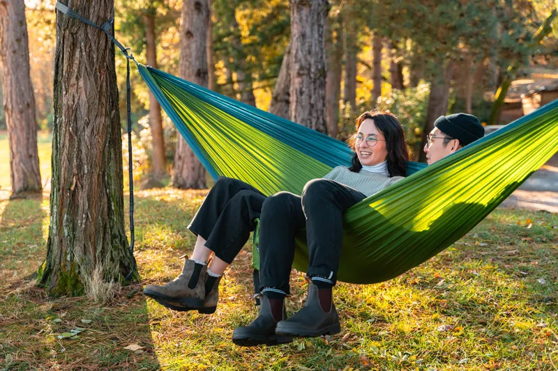 Eno DoubleNest Hammock in Cedar and Marine-8