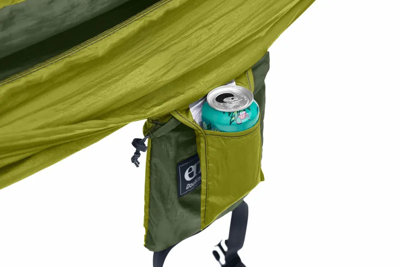 Eno DoubleNest Hammock in Olive and Melon-3