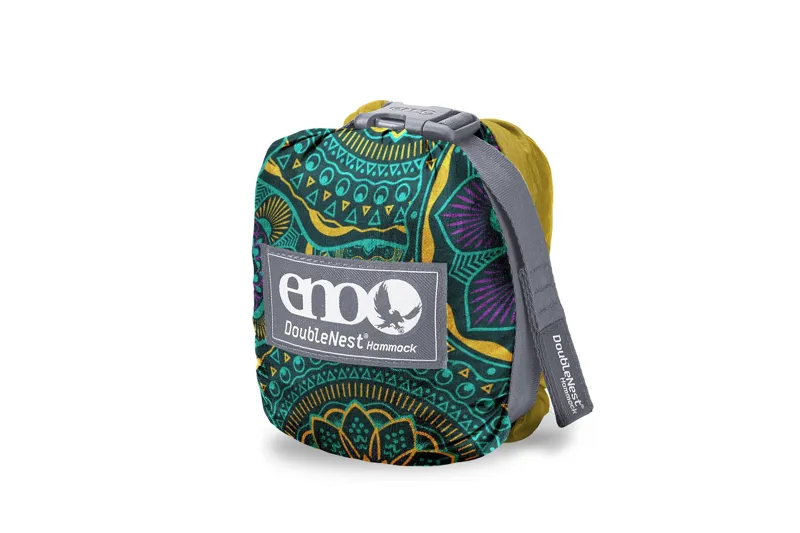 Eno Doublenest Print Hammock in Mantra/Gold-1