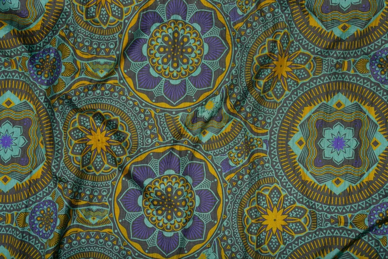 Eno Doublenest Print Hammock in Mantra/Gold-3