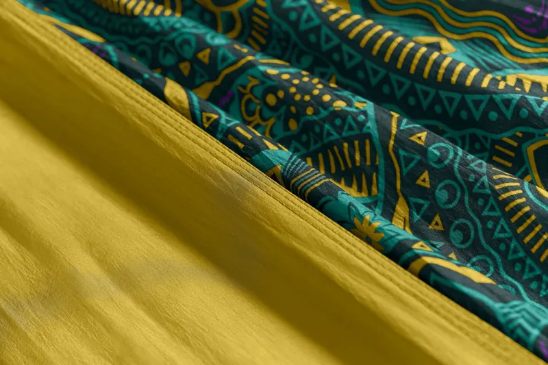 Eno Doublenest Print Hammock in Mantra/Gold-4