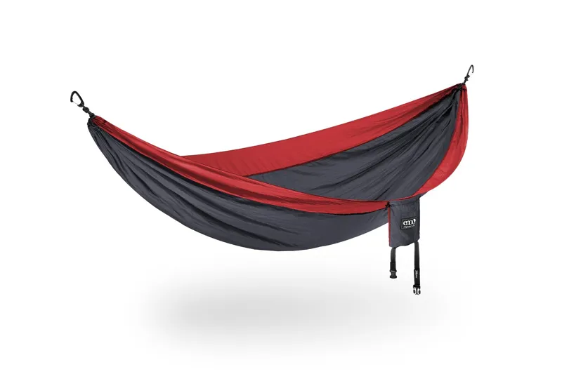 Eno SingleNest Hammock in Charcoal and Red