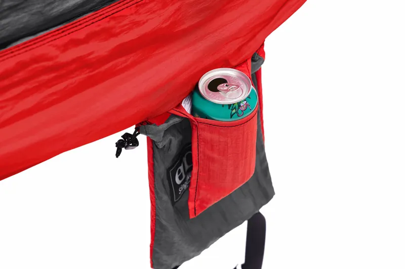 Eno SingleNest Hammock in Charcoal and Red-2