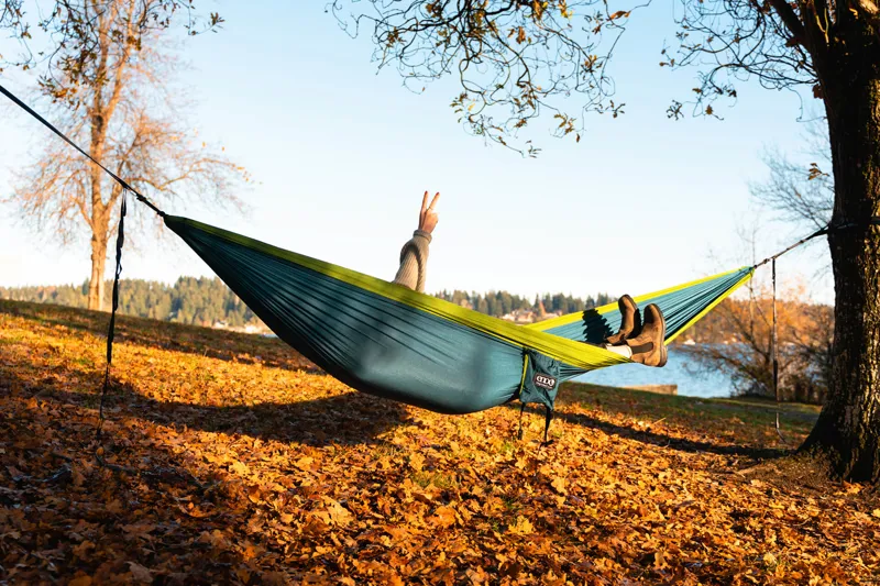 Eno SingleNest Hammock in Marine and Cedar-4