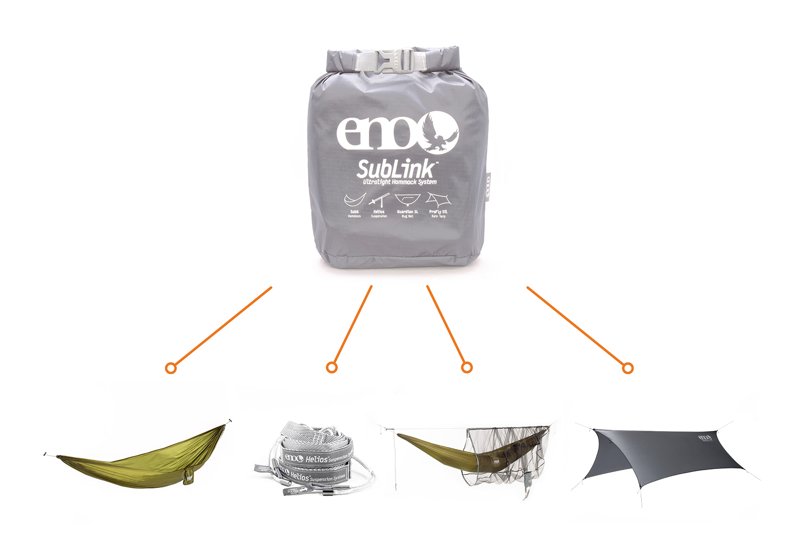 Eno SubLink Ultralight Hammock System-3