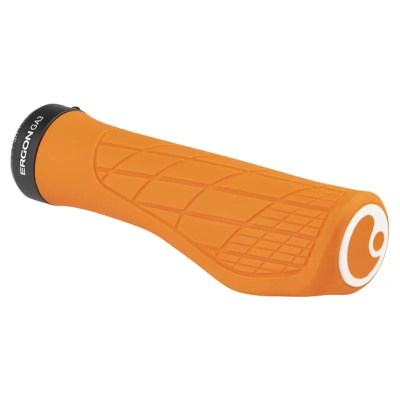 Ergon GA3 Lock-On Grips Small in Juicy Orange-1