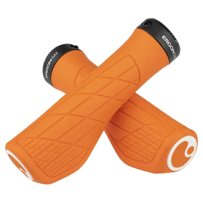 Ergon GA3 Lock-On Grips Small in Juicy Orange-2