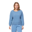 Escape Heather Fleece Unwind Pullover in Indigo