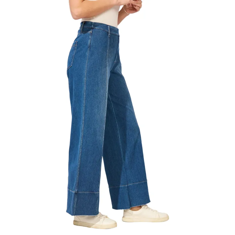 Escape Women's Comfort Knit Denim Chill Jean in Mid Wash-1