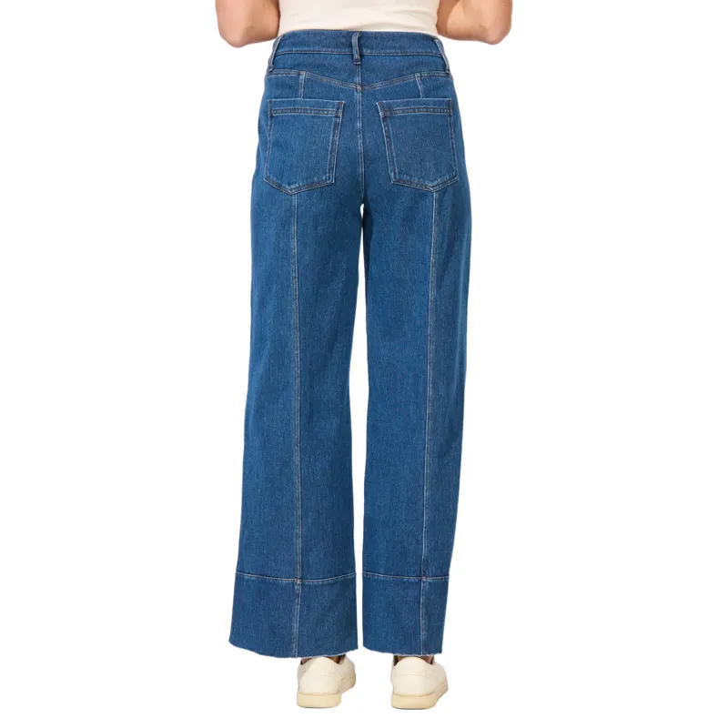 Escape Women's Comfort Knit Denim Chill Jean in Mid Wash-2