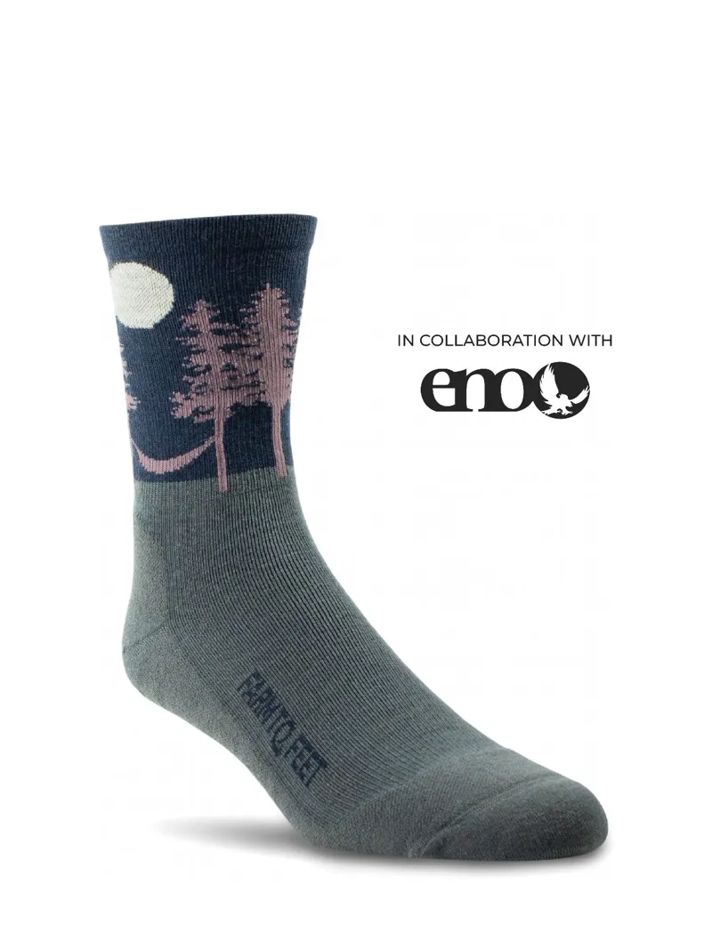 Farm To Feet Asheville Light Targeted Cushion 3/4 Crew in Dark Shadow