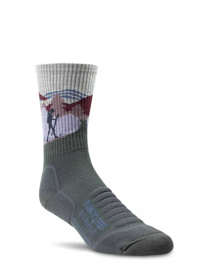 Farm To Feet Blue Ridge Trail Light Cushion 3/4 Crew in Dark Shadow