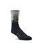 Farm To Feet Cascade Locks Light Cushion 3/4 Crew in Total Eclipse