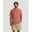 Free Fly Bamboo Flex Pocket Tee in Heather Red Clay