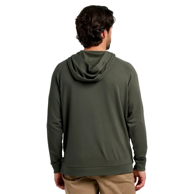 Free Fly Bamboo Lightweight Fleece Hoodie in Dark Forest-1