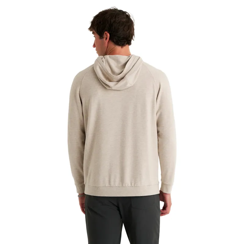 Free Fly Bamboo Lightweight Fleece Hoodie in Heather Desert Tan-1